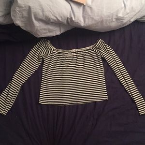 off the shoulder long sleeve